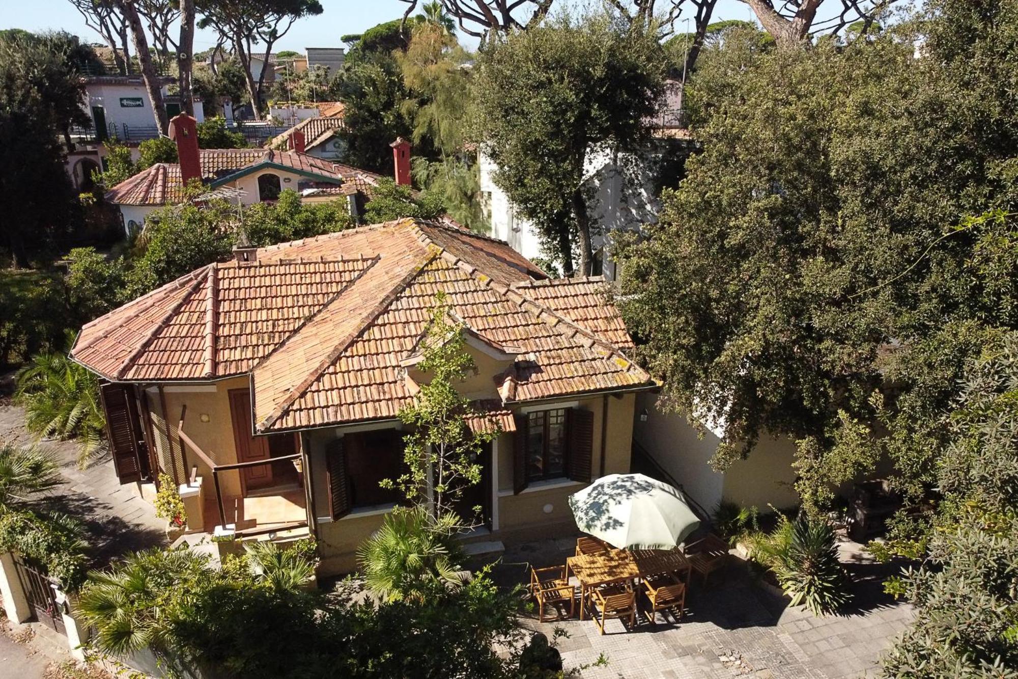 Exclusive Charming Villa - Free Parking 400 Mq Garden - Rome Airport - Roseto Villa Dream Fregenae Exteriér fotografie